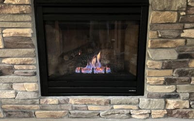 Gas fireplace cleaning and safety check